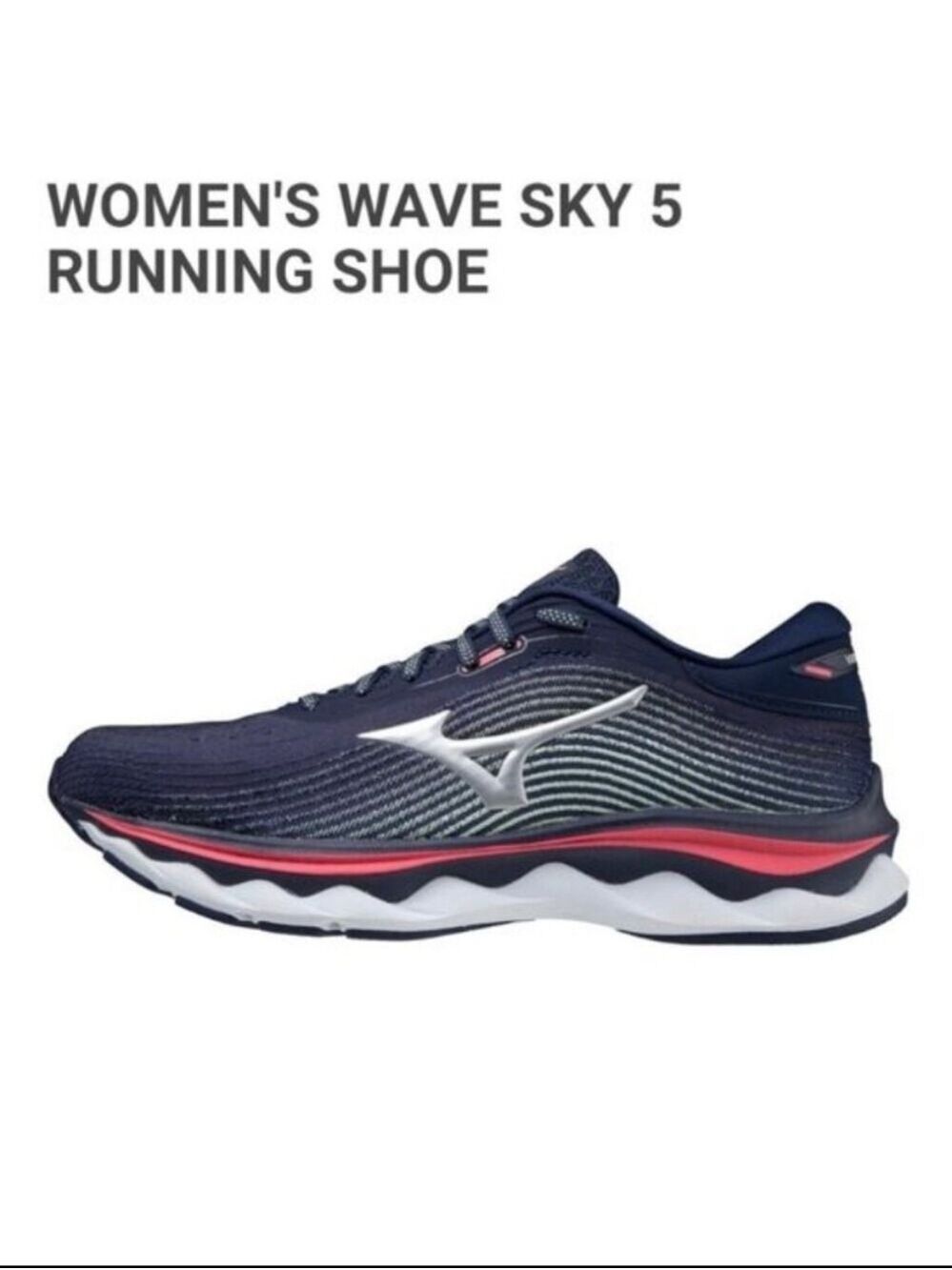Mizuno Wave Sky 5 Women’s Running Shoes Black Size 10.5 EUC